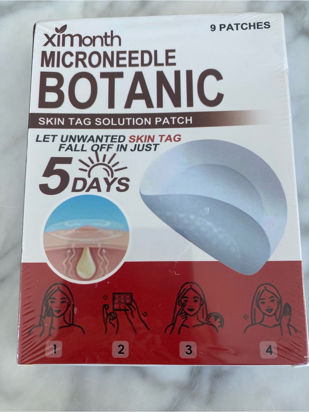 Ximonth Botanic Microneedle Skin Tag Solution Patch